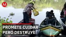 Desastre ambiental en Veracruz: vinaza tóxica de alcoholera mata miles de peces y deja sin sustento