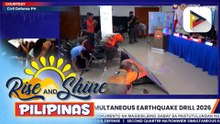 Iba't ibang ahensya ng pamahalaan, nakiisa sa Nationwide Simultaneous Earthquake Drill | ulat ni Carlo Candelaria