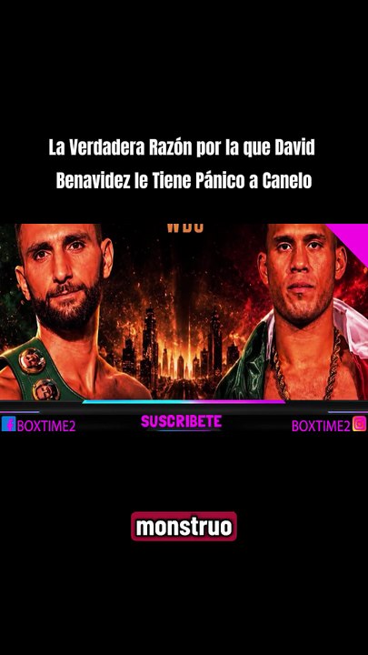 La Verdadera Razón por la que David Benavidez le Tiene Pánico a Canelo
