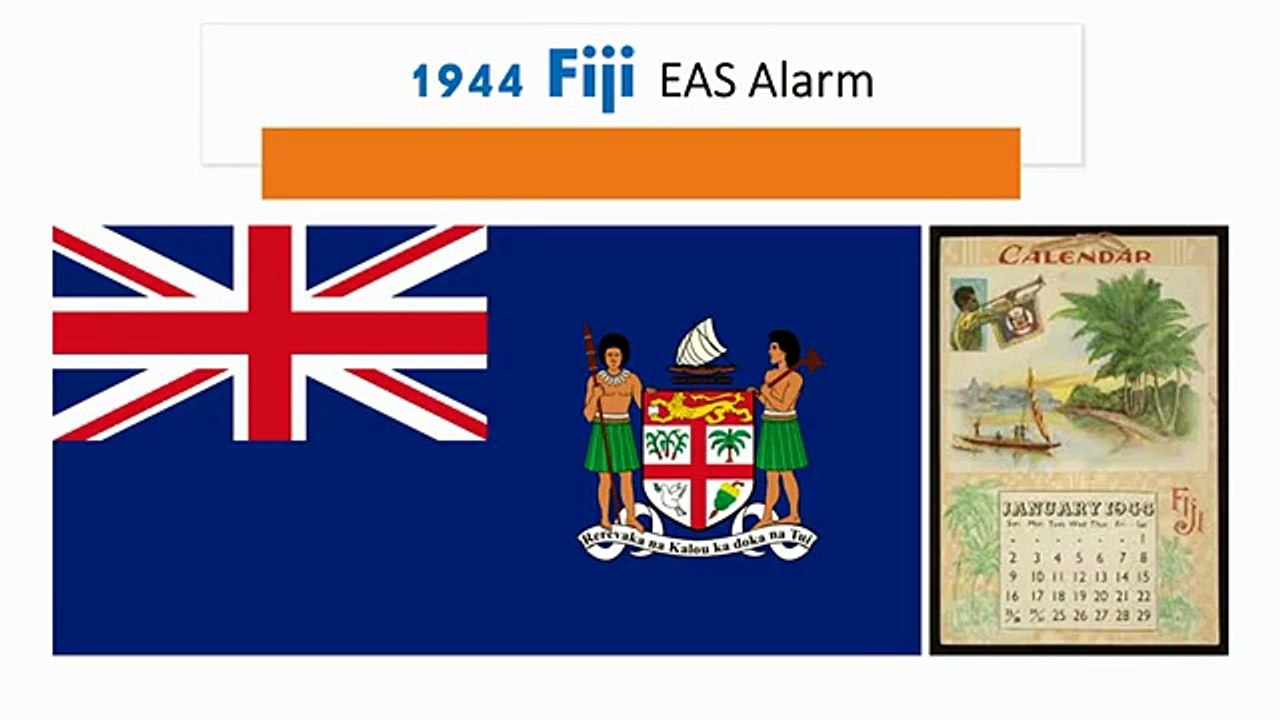 1944 Fiji alarma