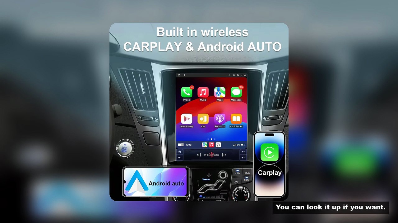 For Ford Mondeo MK4 2011-2013 Autoradio Carplay Android 14 DSP Multimedia Auto 4G WIFI BT 9.7inch Sc