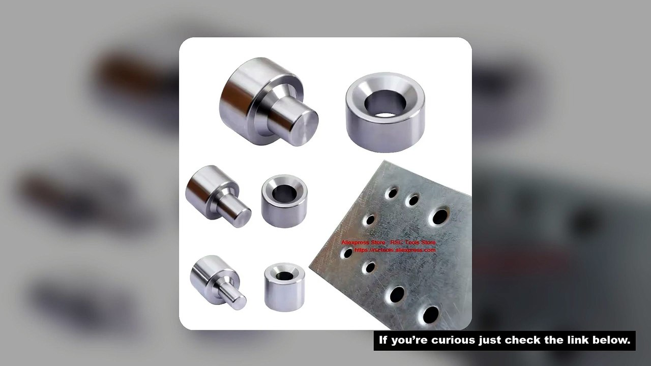 3 Pieces Sheet Metal Flared Hole Dimple Dies 1/2?3/4?1?