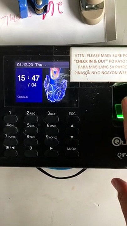 Qube Biometric DTR Device