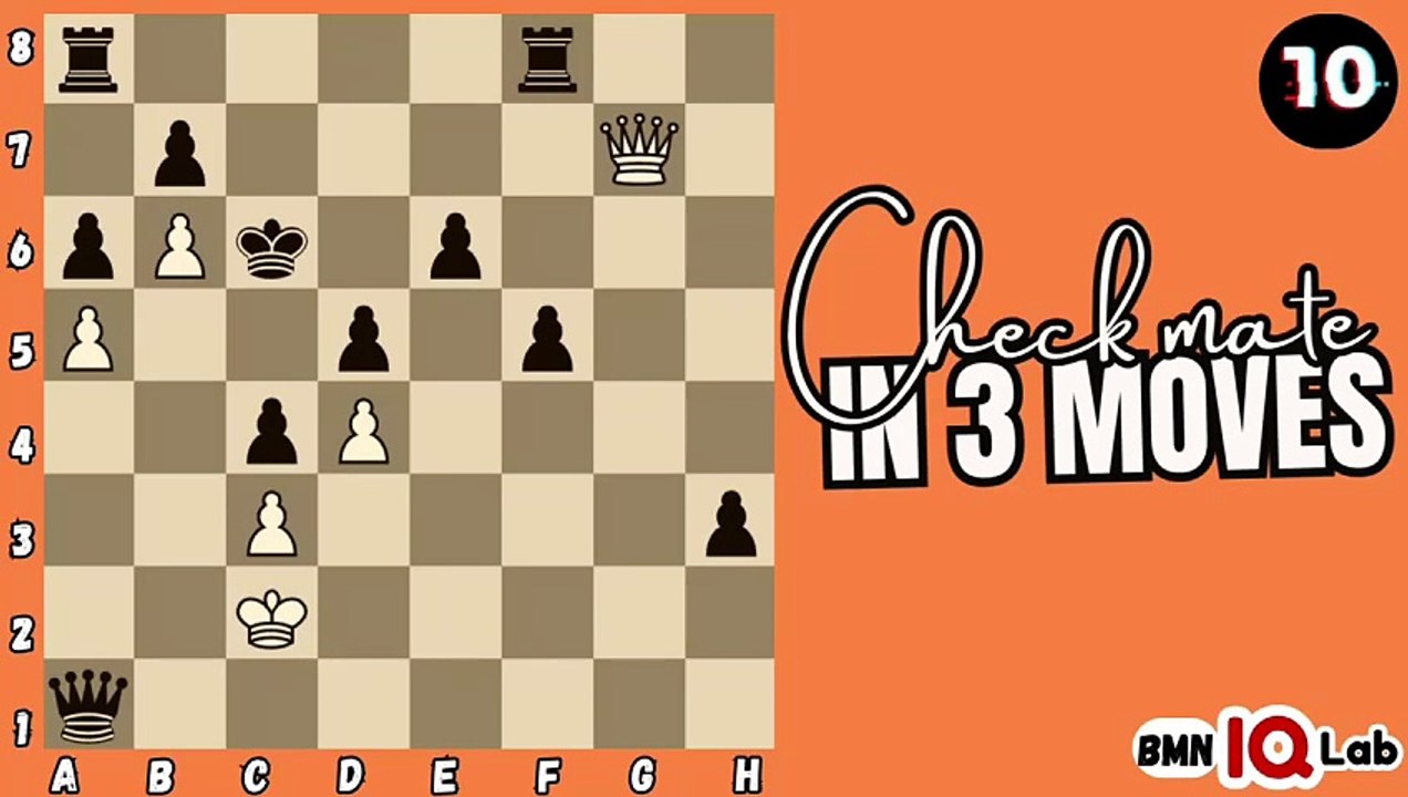 #PlaySmart 🎮😎 Can you checkmate in 3 moves? (Part 89) (White to play)♟️