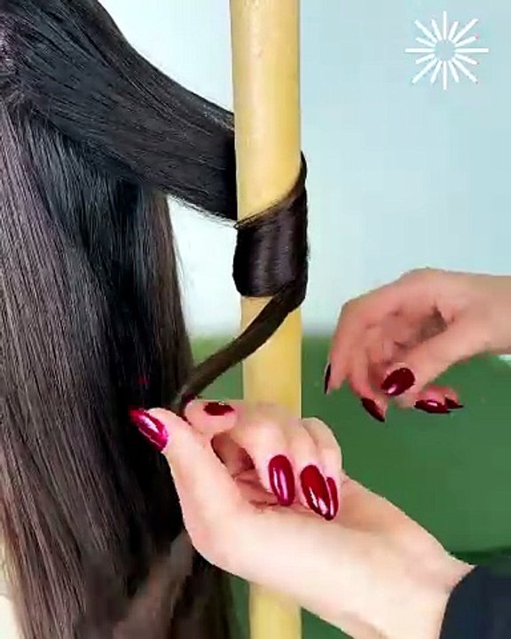How to curl your hair without a curling iron✔️