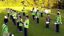 1996 Drumband oefenje op it sportfjild