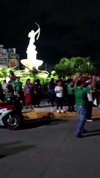 Celebran en Chiapas triunfo de la Selección Mexicana