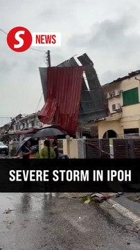 Severe thunderstorm hits Bercham