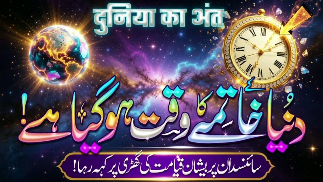 Duniya Ka Khatma Qareeb _ Qayamat Ka Waqt Bataane Wali Ghari Apne Aakhri Point Par _ Noor TV