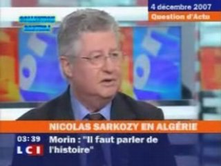 debat UPM Visite de Nicolas Sarkozy En Algerie