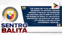 DND, dumipensa sa reklamong isinampa ng isang grupo vs. Sec. Gilberto Jr.
