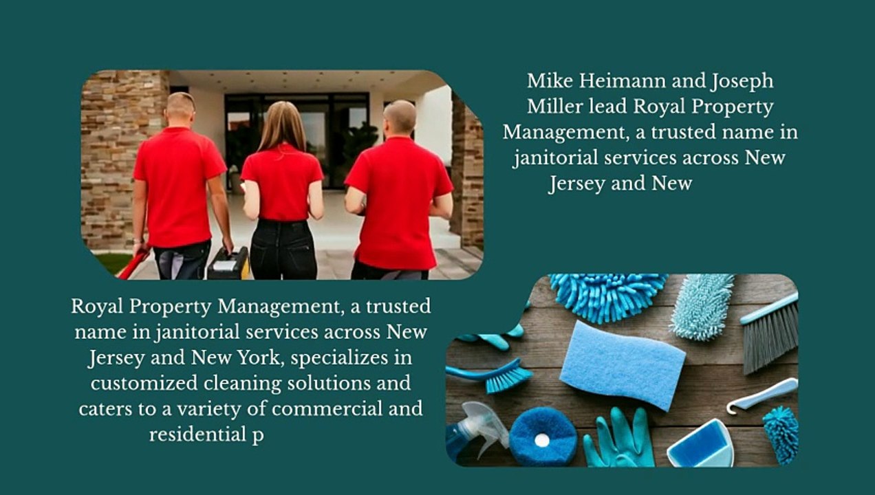 Royal Property Management - Specializes In Customized Cleaning Solutions
