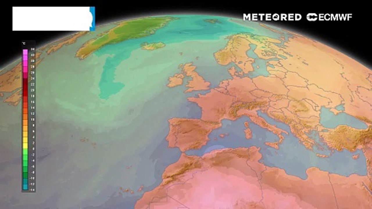 Una potente dorsal impulsará aire cálido desde latitudes más bajas