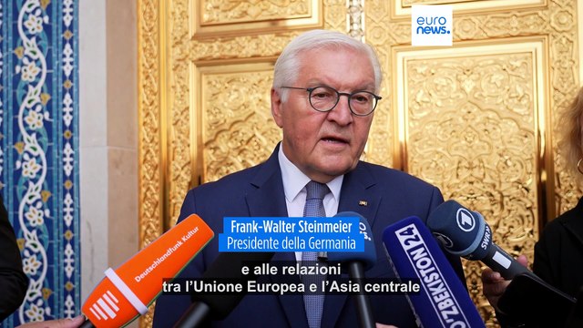 Il presidente tedesco Steinmeier in Uzbekistan per rafforzare i legami economici con la Germania