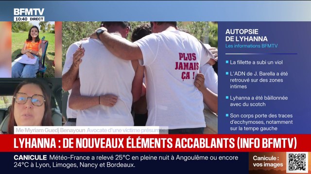 Mort de Lyhanna: J'espère sincèrement que ce sera le dernier échec judiciaire des violences faites aux enfants , confie Myriam Guedj Benayoun, avocate de Léa, victime présumée de Jérôme Barella