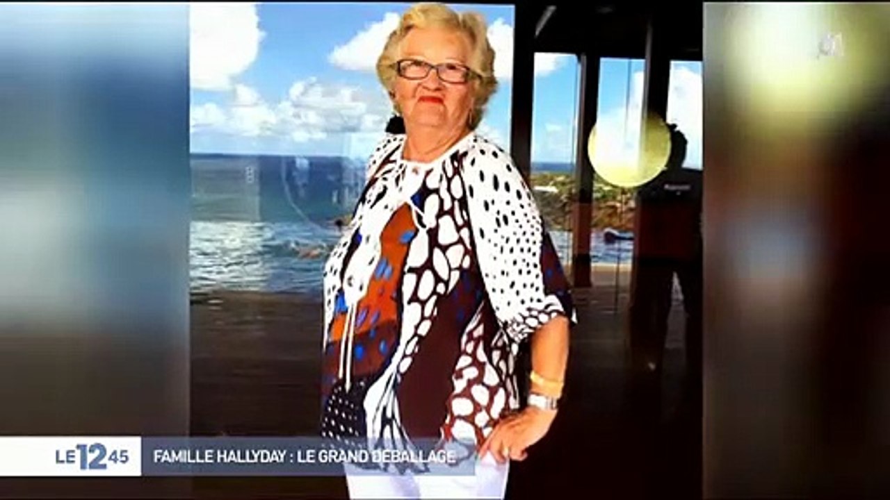 2018 - Mamie Rock, la Grand-Mère de Læticia à la Tête des Sociétés de Johnny Hallyday (Le 12.45, M6, 12 Octobre)