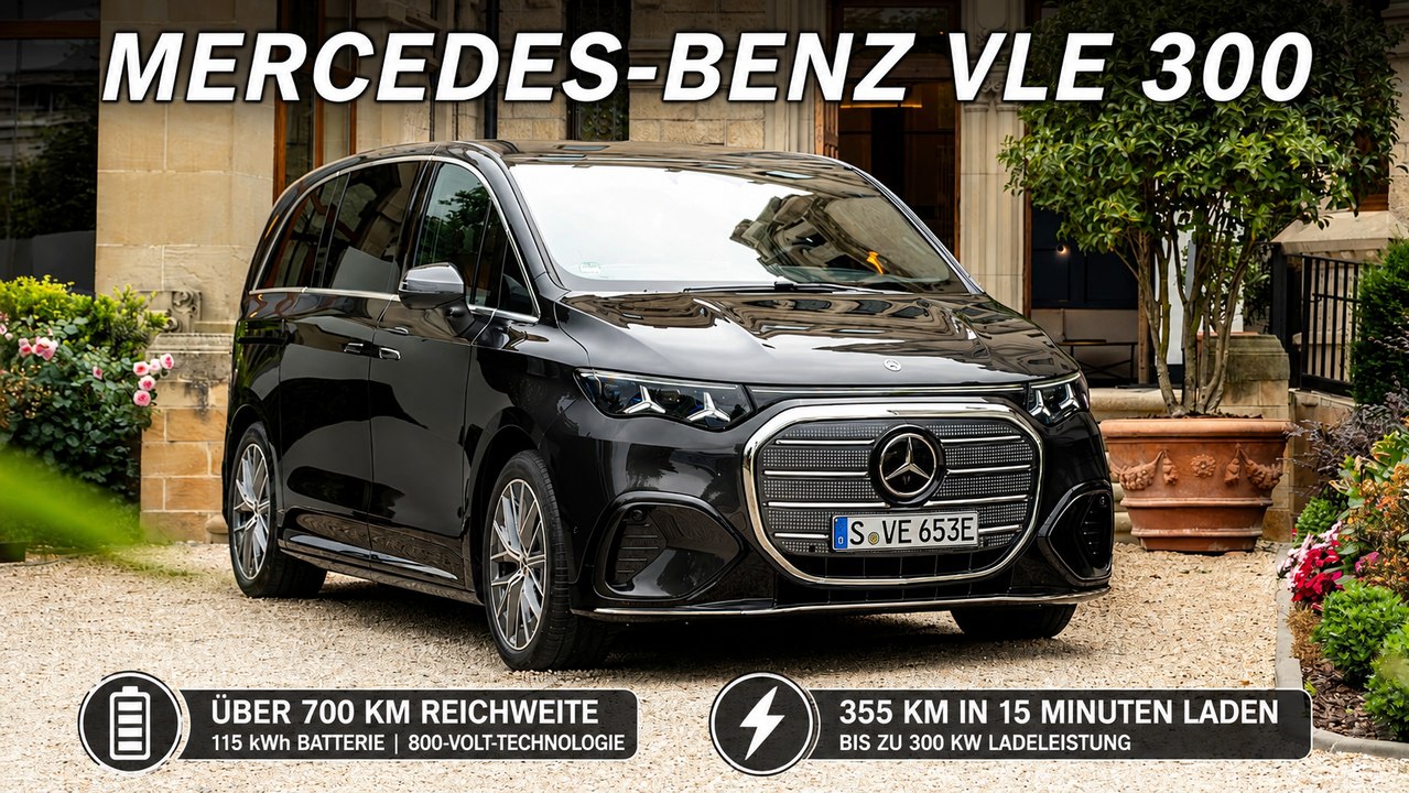 Mercedes-Benz VLE 300 in Graphite Grey Metallic | Zukunft des Reisens