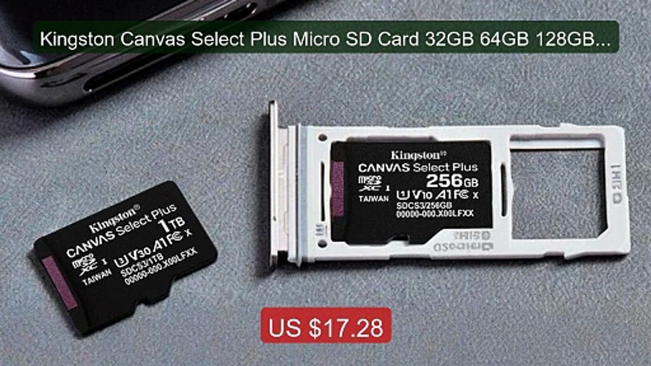 Kingston Canvas Select Plus Micro SD Card 32GB 64GB 128GB 256G... -- Best Buy 2026 | Great Quality!