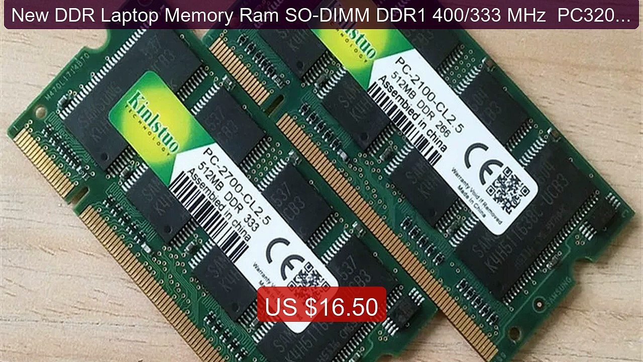New DDR Laptop Memory Ram SO-DIMM DDR1 400/333 MHz  PC3200/PC2700/P... -- Top Rated 2026 | Buy Now!