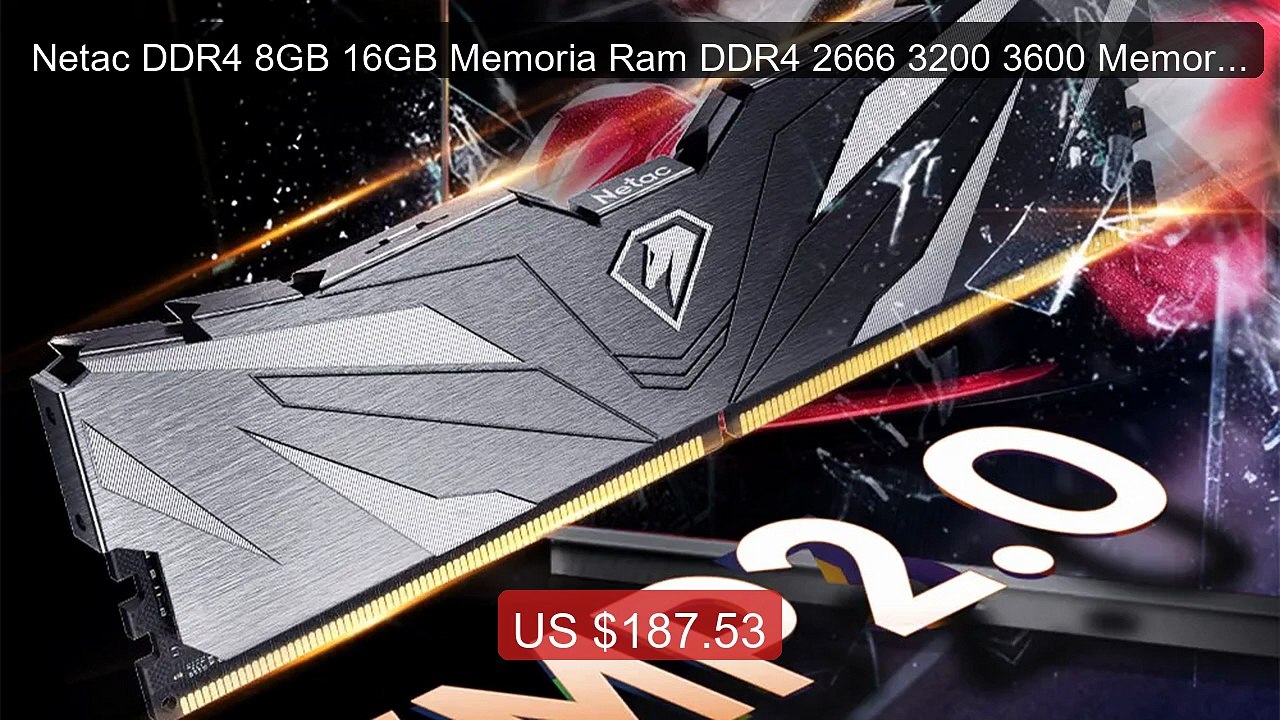 Netac DDR4 8GB 16GB Memoria Ram DDR4 2666 3200 3600 Memory Des... -- Hot Deal 2026 | Limited Offer!