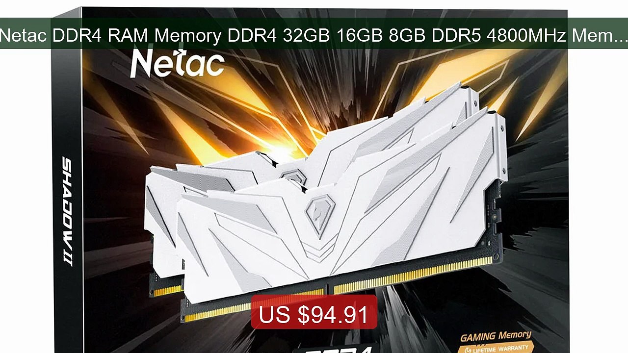 Netac DDR4 RAM Memory DDR4 32GB 16GB 8GB DDR5 4800MHz Memoria... -- Amazing Value 2026 | Must Have!