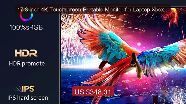 17.3 inch 4K Touchscreen Portable Monitor for Laptop Xbox S... Top Pick 2026 | Unbeatable Price!