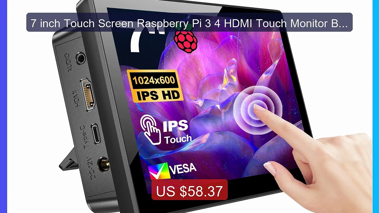7 inch Touch Screen Raspberry Pi 3 4 HDMI Touch Monitor Banana... -- Best Buy 2026 | Great Quality!