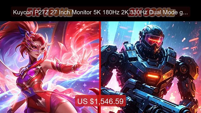 Kuycon P27Z 27 Inch Monitor 5K 180Hz 2K 330Hz Dual Mode gaming... Hot Deal 2026 | Limited Offer!