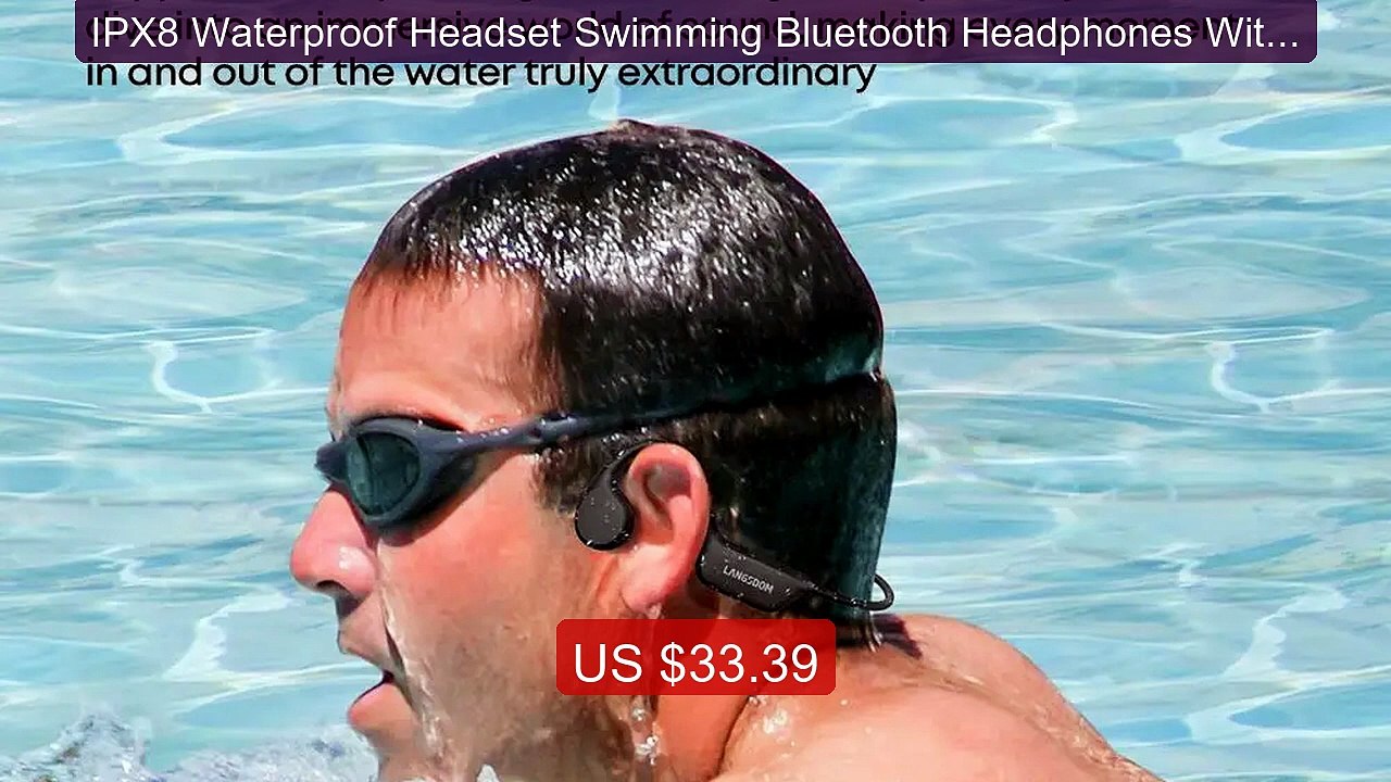 IPX8 Waterproof Headset Swimming Bluetooth Headphones With 32G... -- Best Buy 2026 | Great Quality!