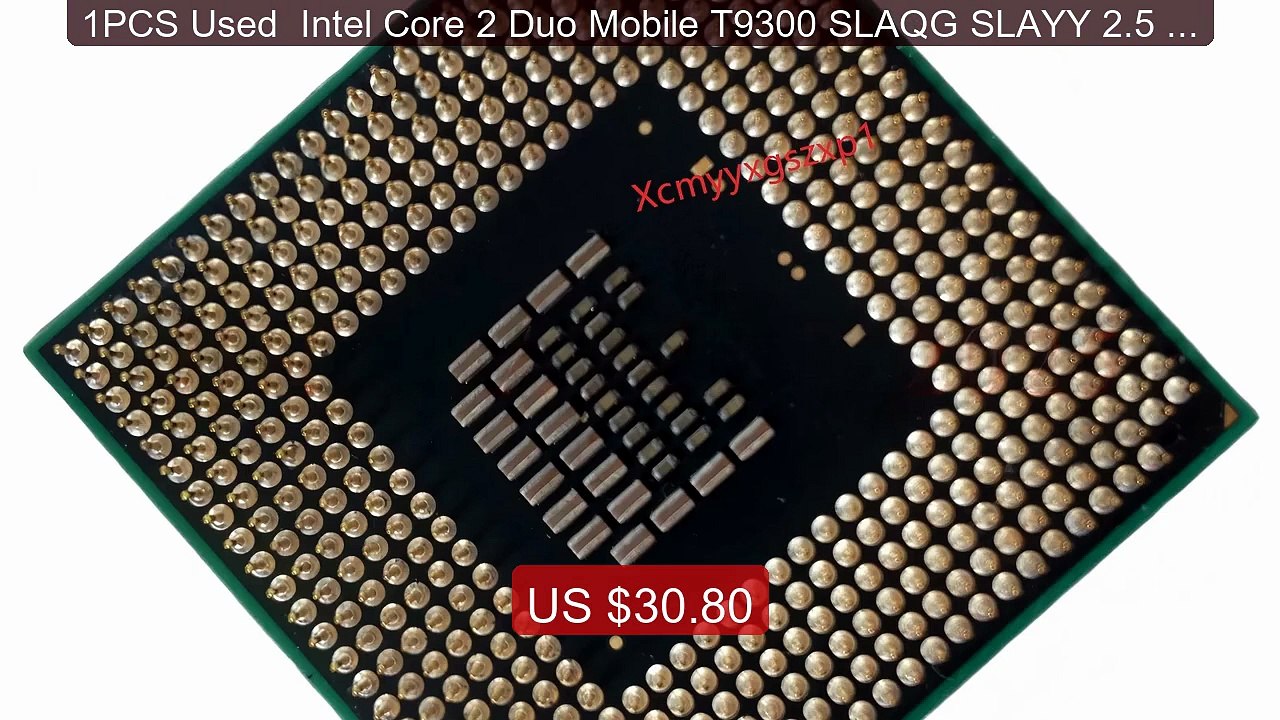 1PCS Used  Intel Core 2 Duo Mobile T9300 SLAQG SLAYY 2.5 GHZ 6MB 80... -- Top Rated 2026 | Buy Now!