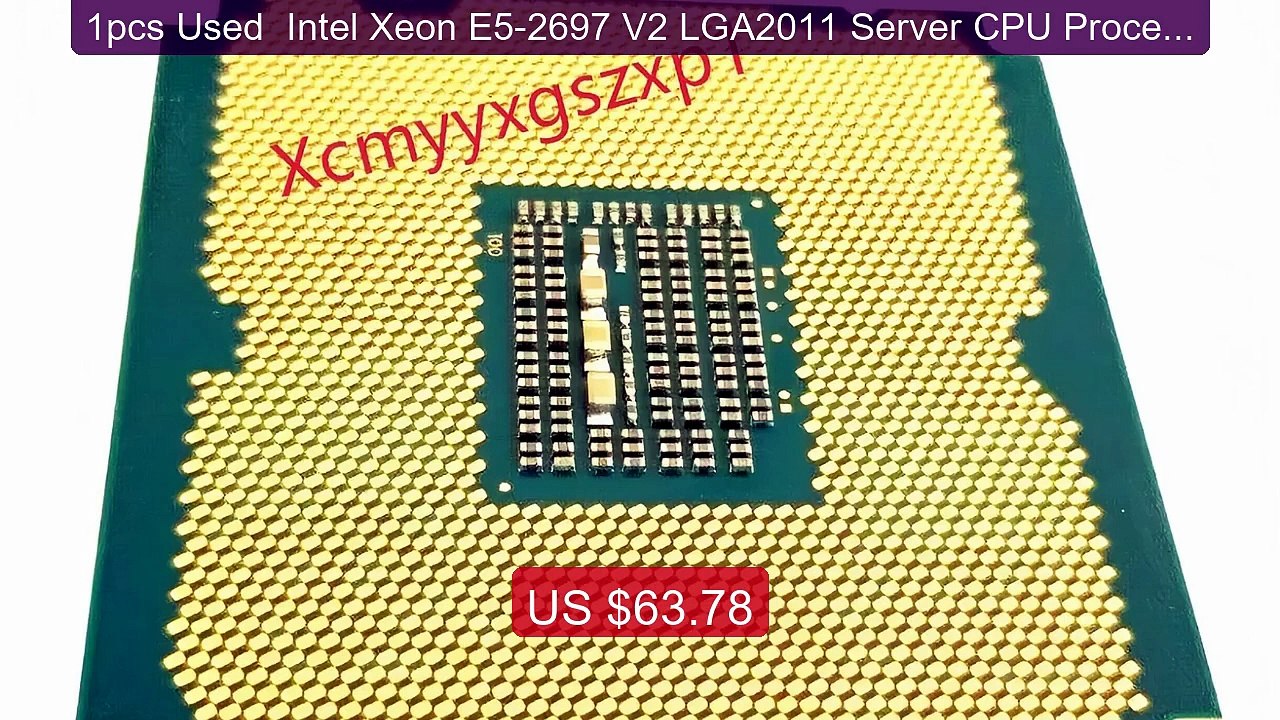 1pcs Used  Intel Xeon E5-2697 V2 LGA2011 Server CPU Processor 2.7GH... -- Top Rated 2026 | Buy Now!