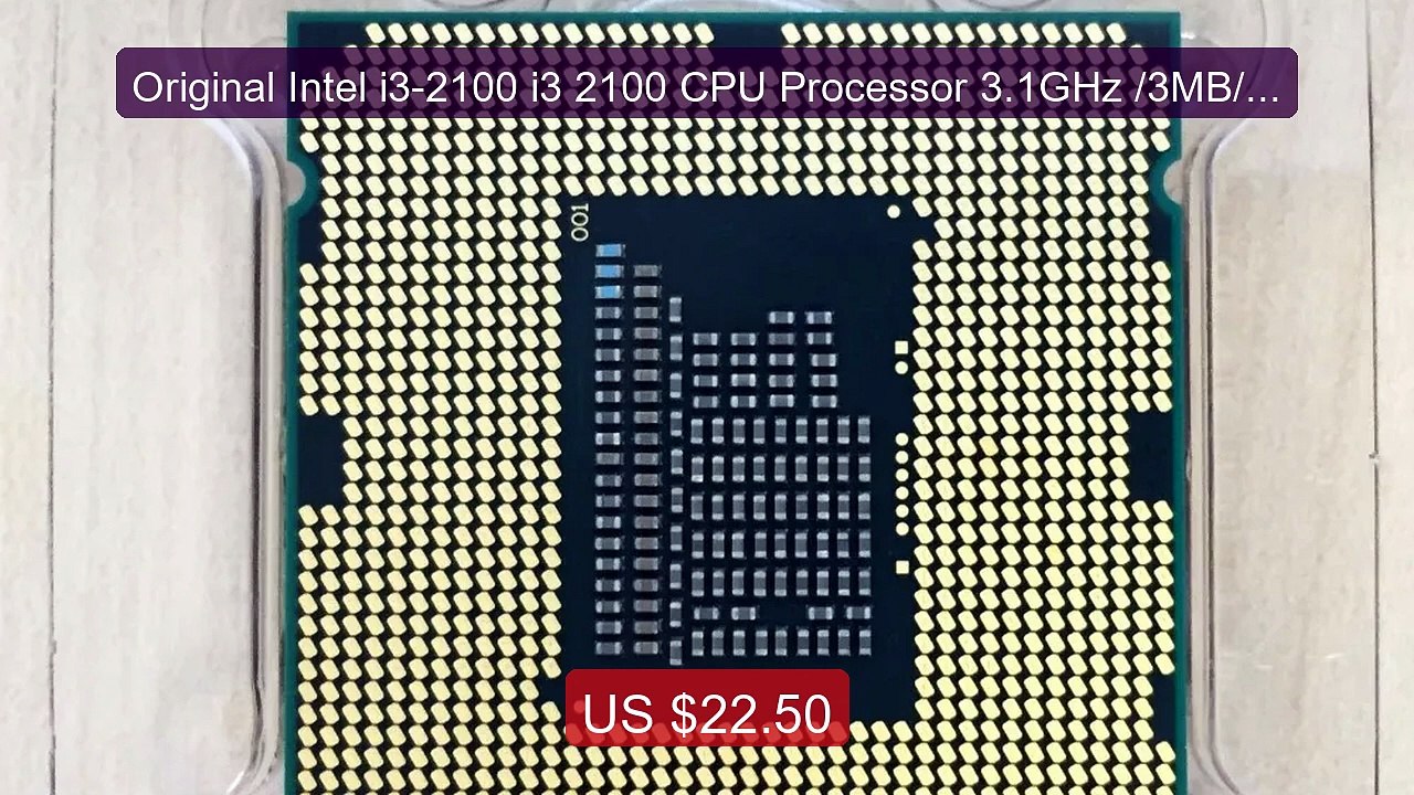 Original Intel i3-2100 i3 2100 CPU Processor 3.1GHz /3MB/Dual... -- Amazing Value 2026 | Must Have!