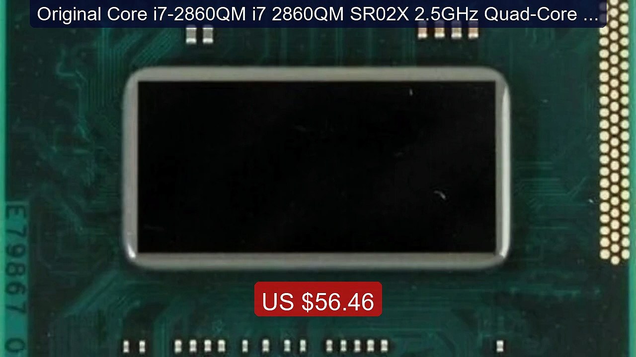 Original Core i7-2860QM i7 2860QM SR02X 2.5GHz Quad-Core Eight-Thre... -- Top Rated 2026 | Buy Now!
