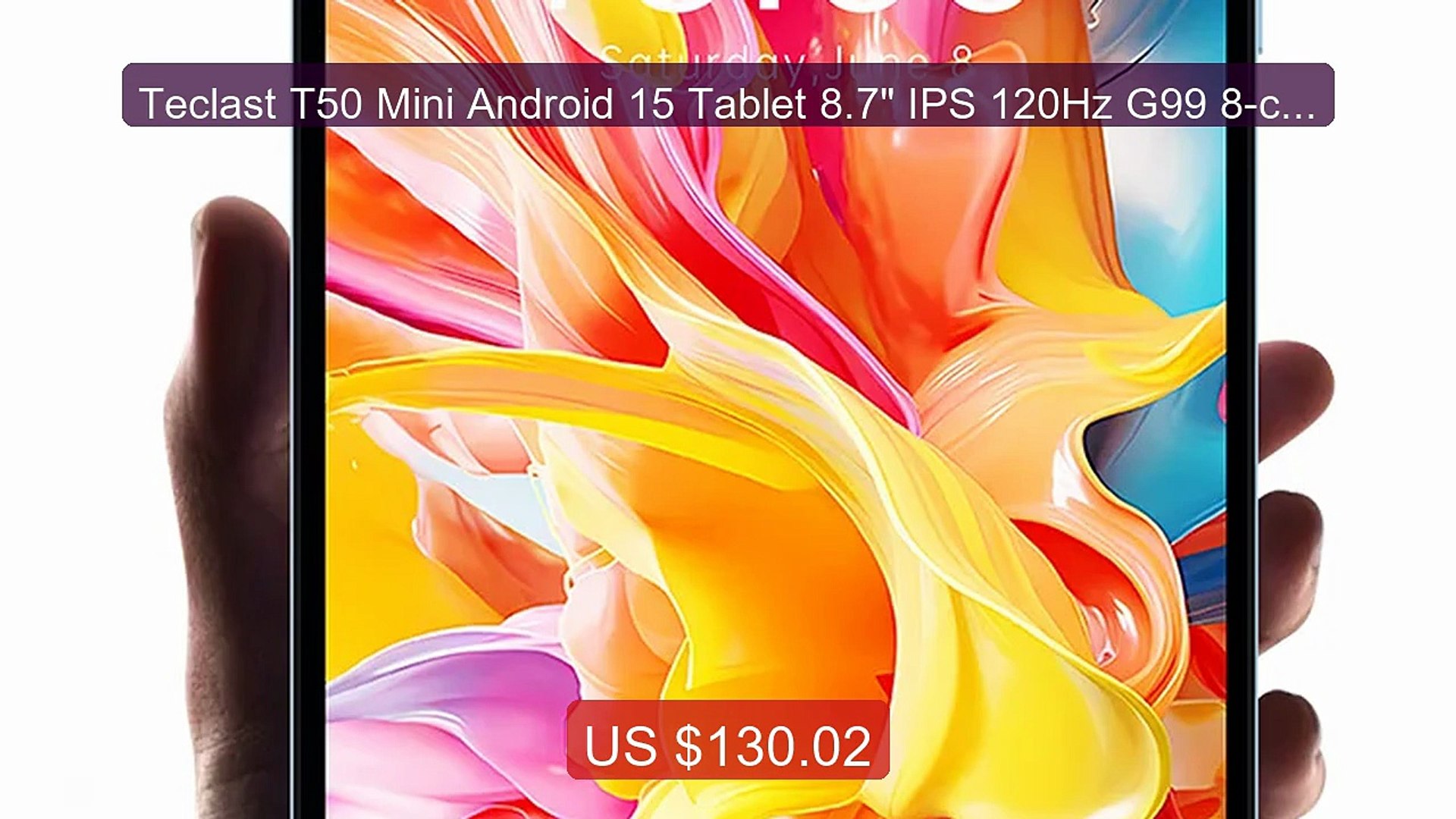 Teclast T50 Mini Android 15 Tablet 8.7