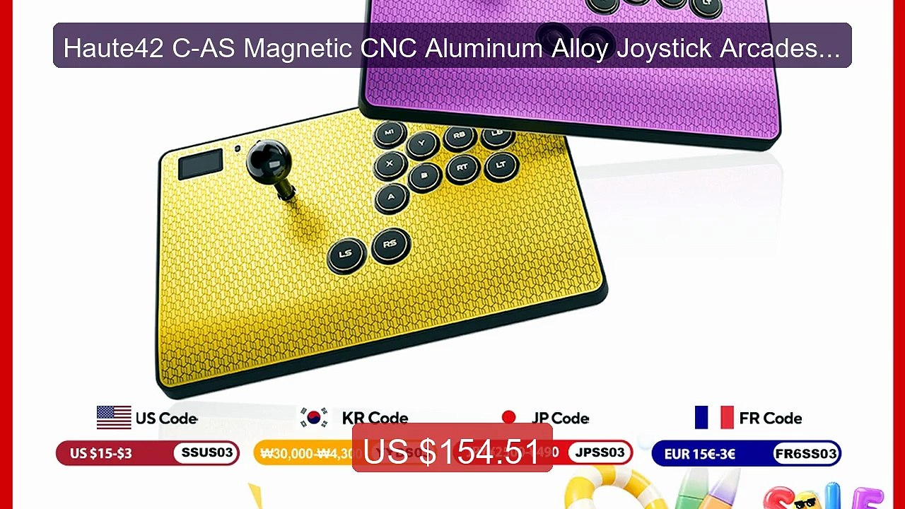 Haute42 C-AS Magnetic CNC Aluminum Alloy Joystick Arcades Hitb... -- Hot Deal 2026 | Limited Offer!