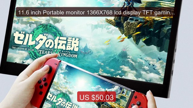 11.6 inch Portable monitor 1366X768 lcd display TFT gaming mon... Hot Deal 2026 | Limited Offer!