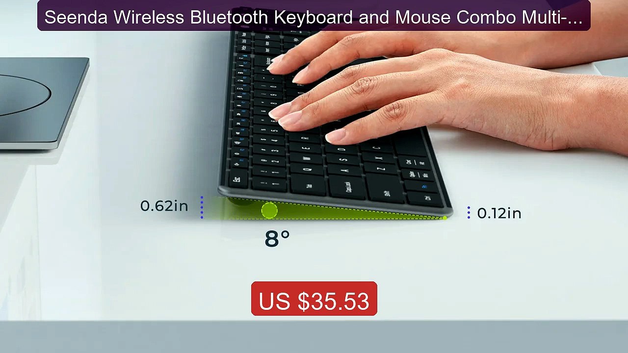 Seenda Wireless Bluetooth Keyboard and Mouse Combo Multi-Devic... -- Best Buy 2026 | Great Quality!