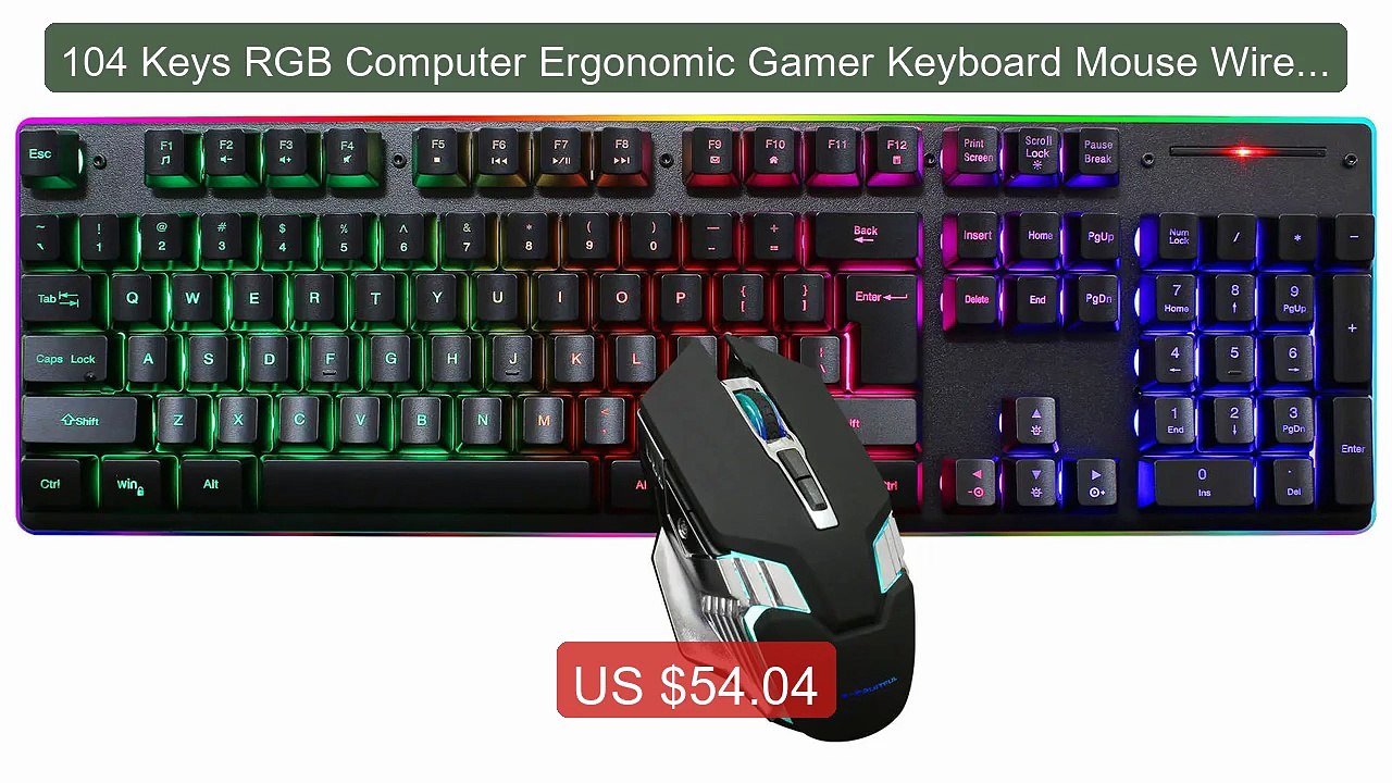104 Keys RGB Computer Ergonomic Gamer Keyboard Mouse Wireless ... -- Hot Deal 2026 | Limited Offer!