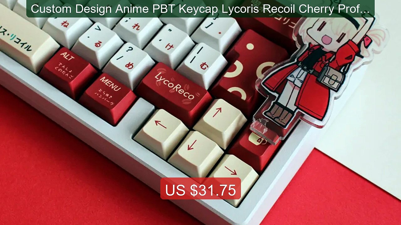 Custom Design Anime PBT Keycap Lycoris Recoil Cherry Profile ... -- Amazing Value 2026 | Must Have!