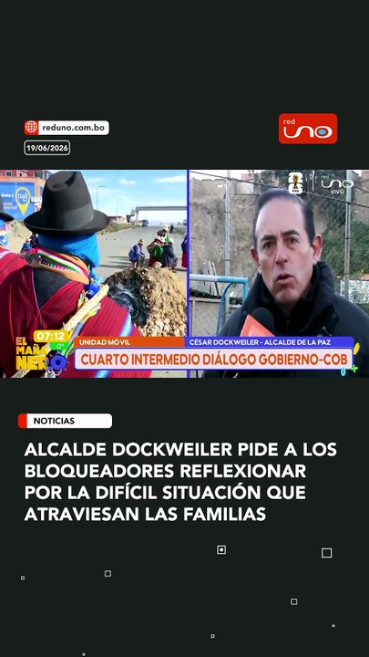 Alcalde Dockweiler pide a los bloqueadores refl...