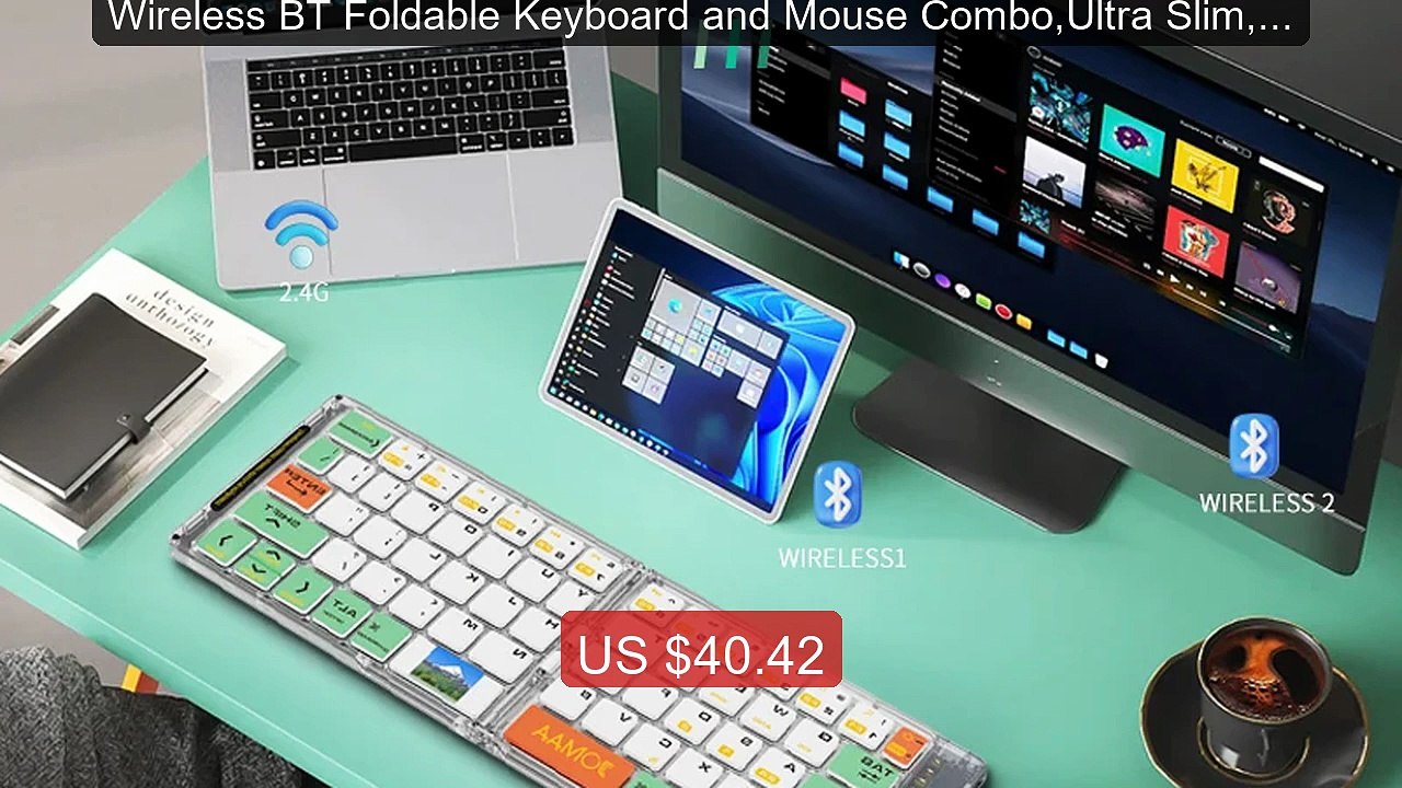 Wireless BT Foldable Keyboard and Mouse Combo,Ultra Slim, R... -- Top Pick 2026 | Unbeatable Price!
