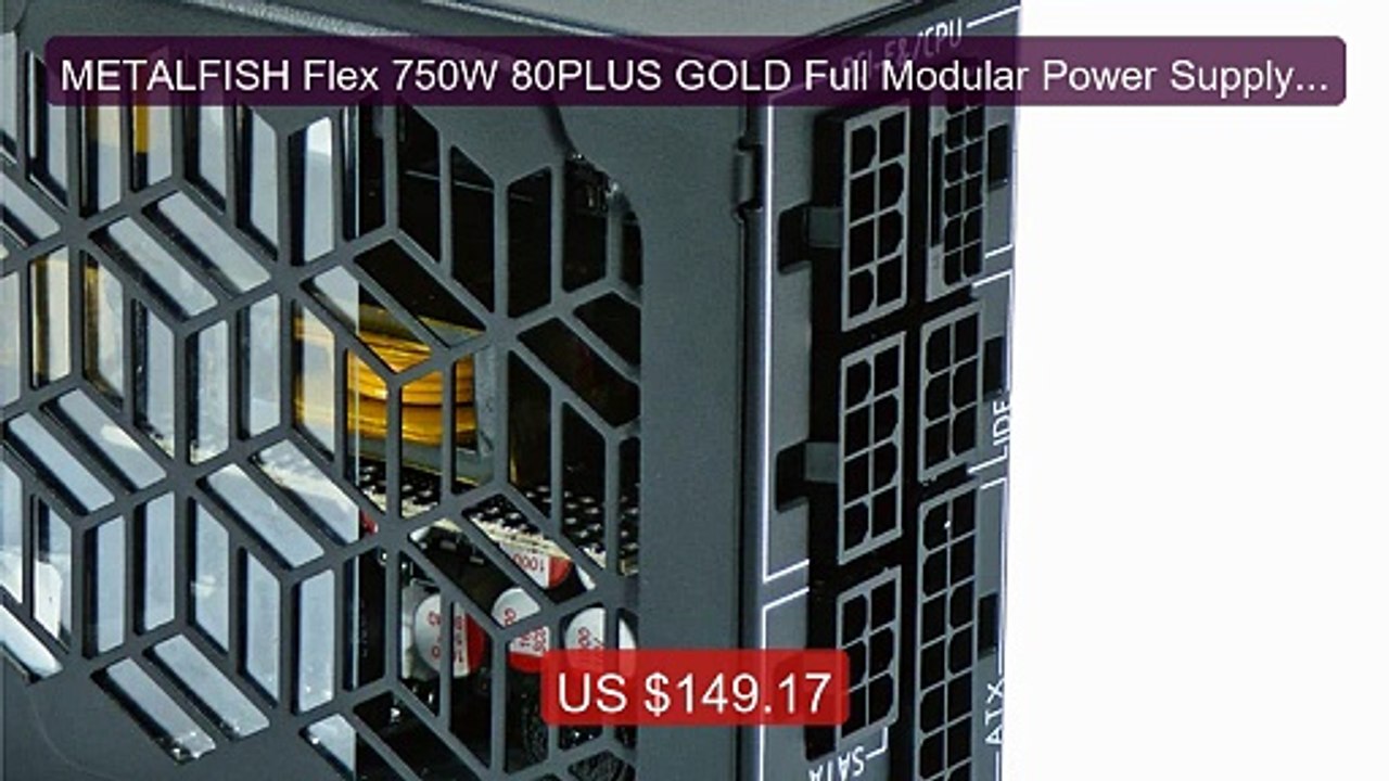METALFISH Flex 750W 80PLUS GOLD Full Modular Power Supply 1U ... -- Amazing Value 2026 | Must Have!