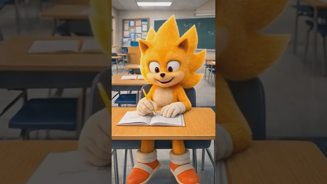 Sonic Goes to Super Sonic's School... And You Won't Believe What Happens!