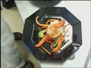 tahitian barbequed tiger prawns