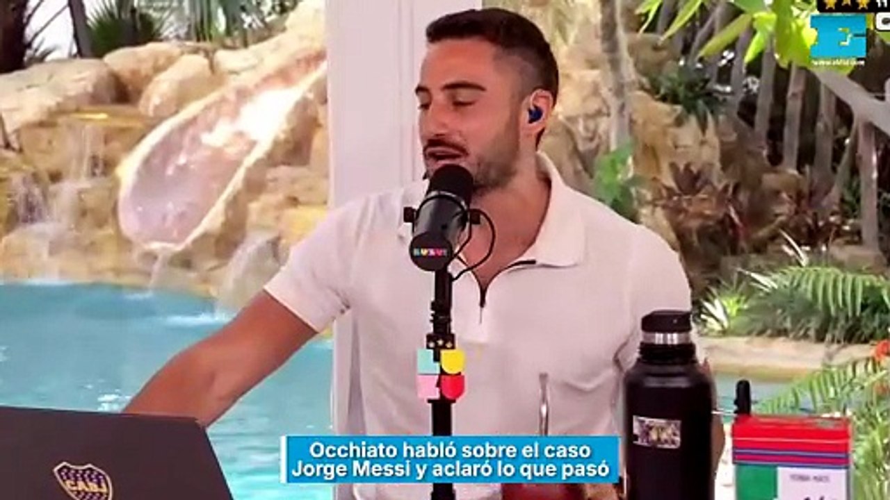 Occhiato habló sobre el caso Jorge Messi y aclaró lo que pasó
