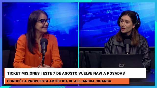 Ticket Misiones Este 7 de agosto vuelve NAVI a Posadas, Conocé la propuesta artística de Alejandra Ciganda