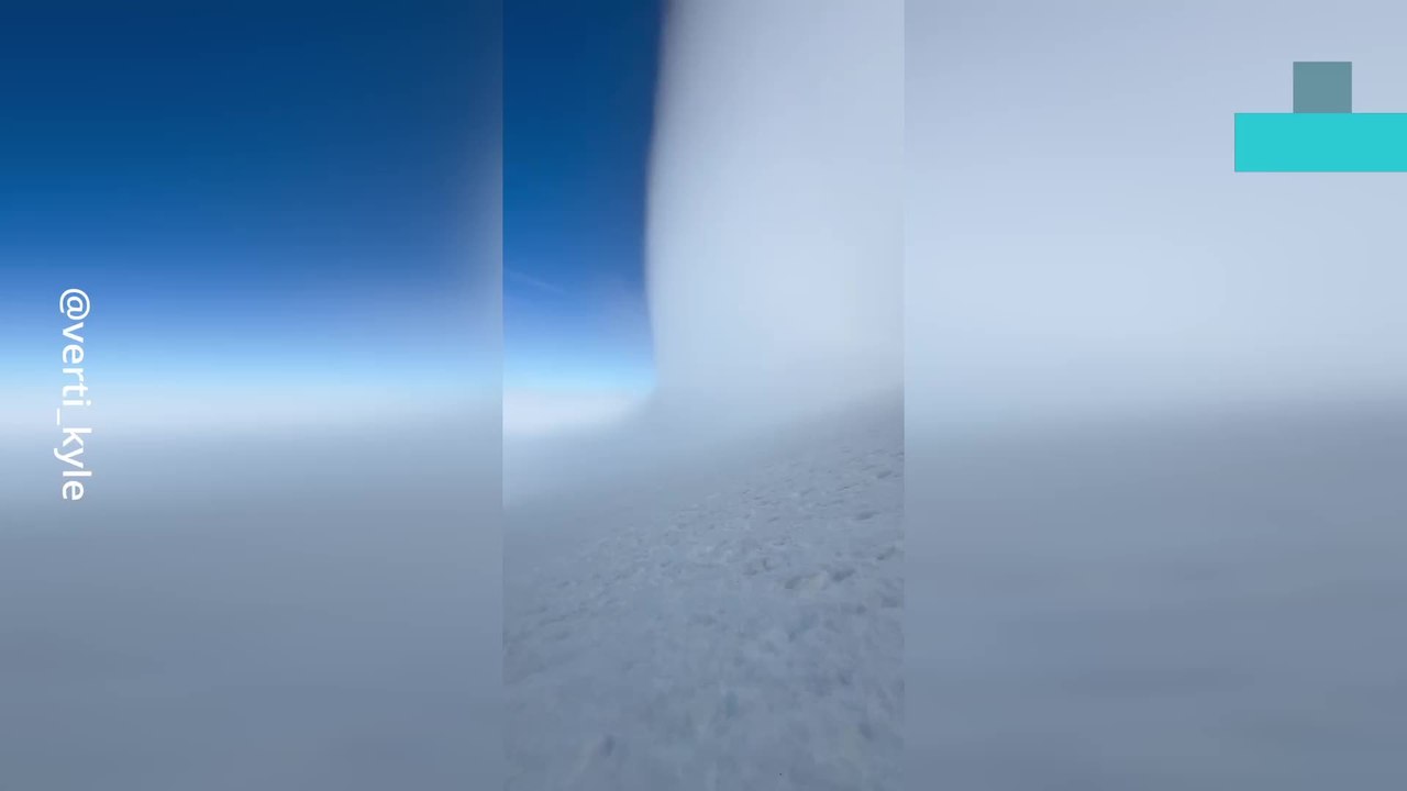 Hikers Stunned by Massive Wall of Lenticular Cloud