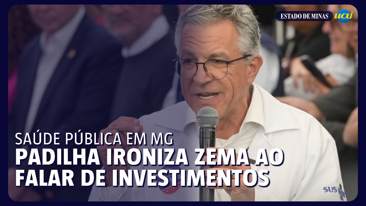 Padilha: Lula investiu na saúde de Minas, apesar de Zema comer banana com casca