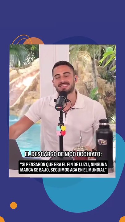 Nico Occhiato rompió el silencio