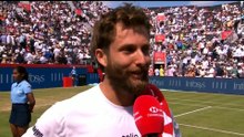 Corentin Moutet choque toute l'angleterre en pleine interview